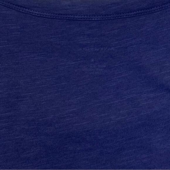 Banana Republic Malibu Tee Blue Sleeveless Cotton Top Size Small T-Shirt - Picture 5 of 7